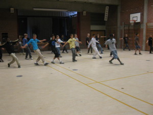 Teaching a class in Denmark during World Images in Motion ‘Youth education programme’ 2011